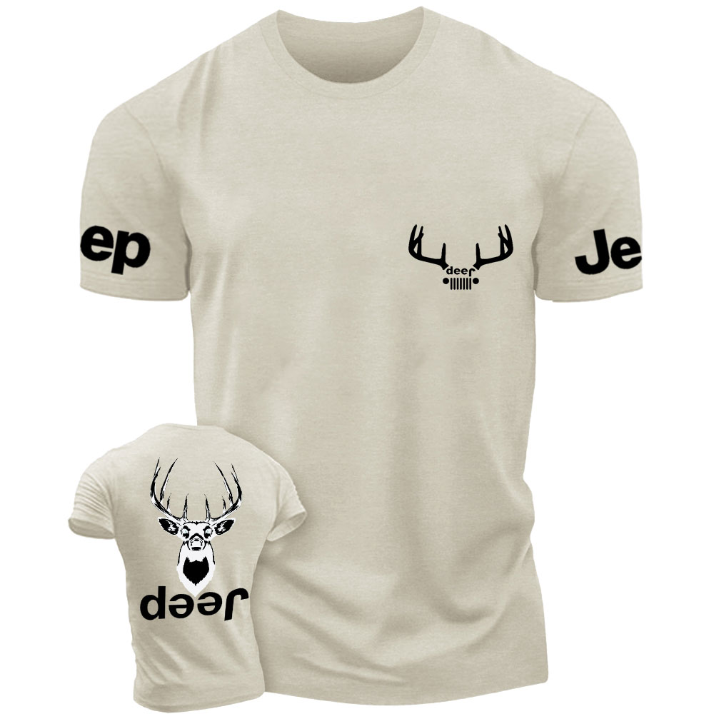 Deer Hunting Jp Double Printed T-Shirt