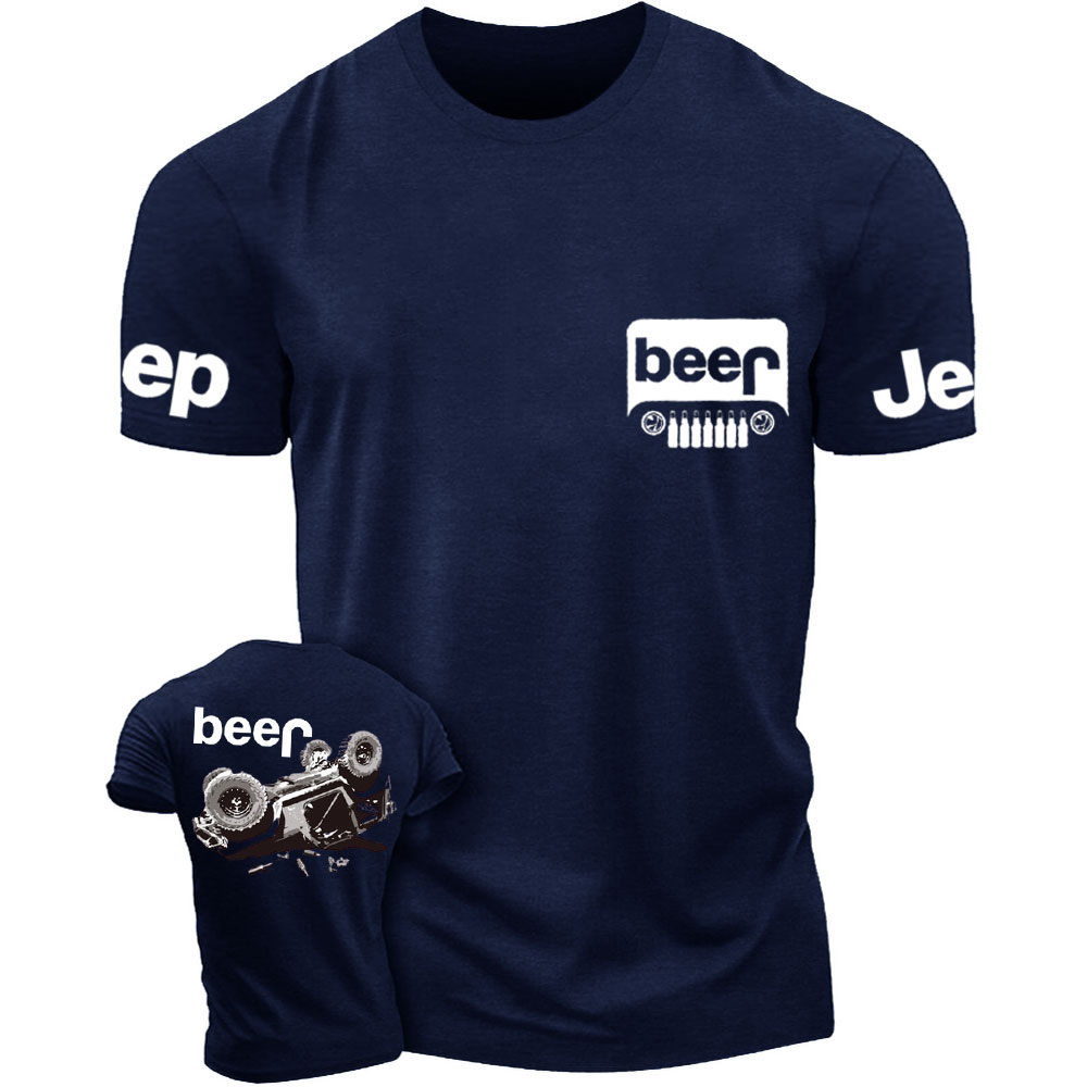 Funny Beer Overturn Jp Offroad Jp Grille Men T-Shirt