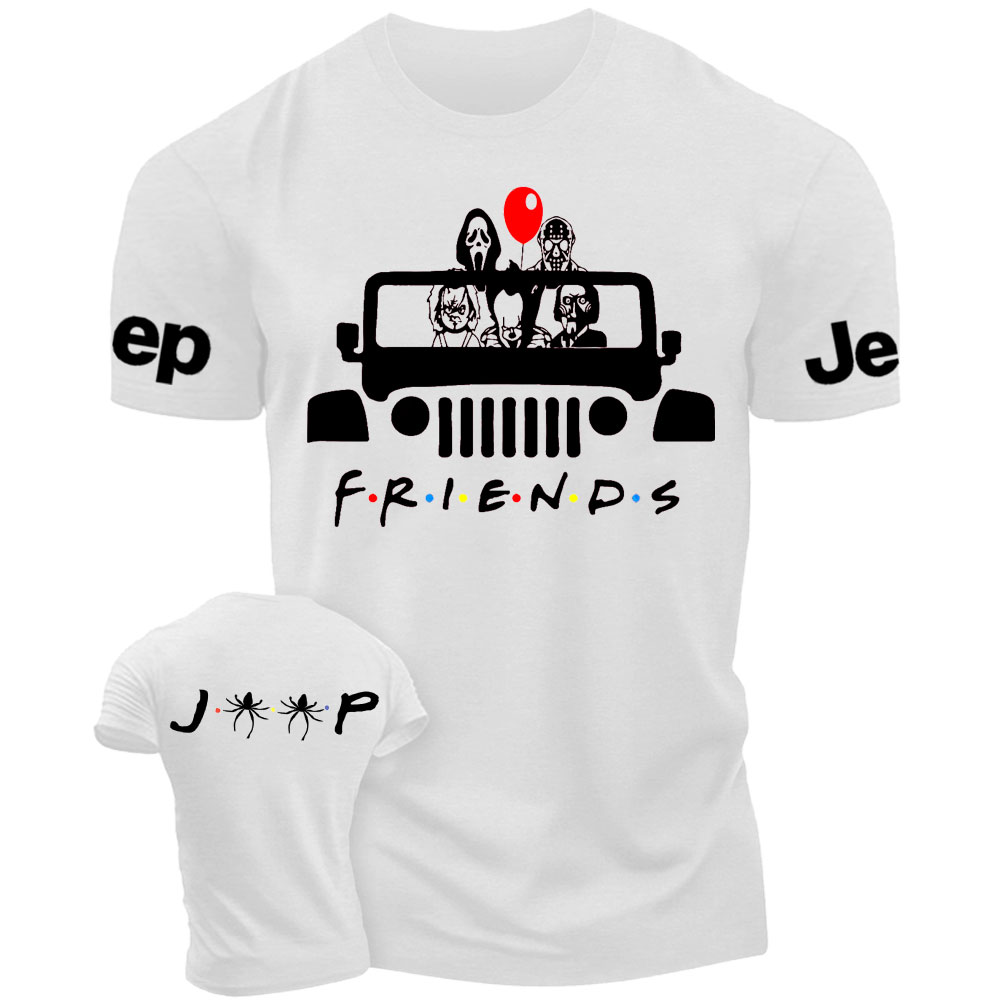 Horror Friends Jp Halloween Jp Double Printed T-Shirt