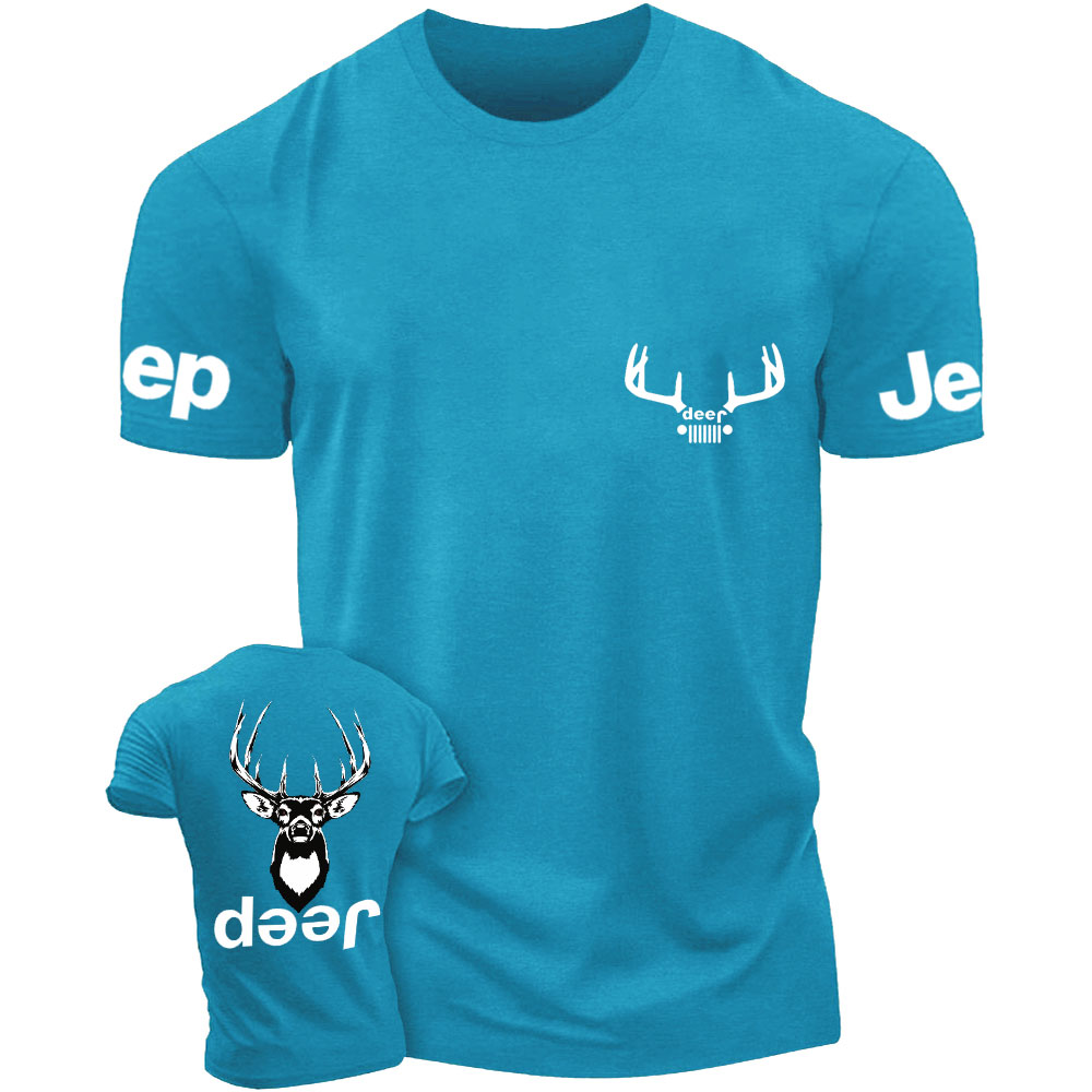 Deer Hunting Jp Double Printed T-Shirt