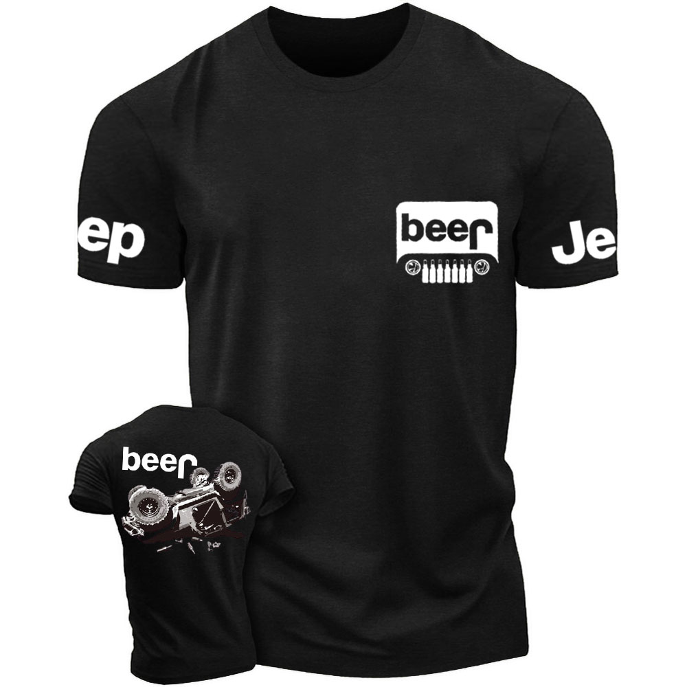 Funny Beer Overturn Jp Offroad Jp Grille Men T-Shirt