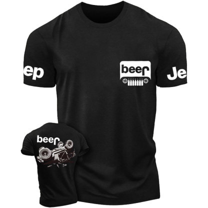 Funny Beer Overturn Jp Offroad Jp Grille Men T-Shirt
