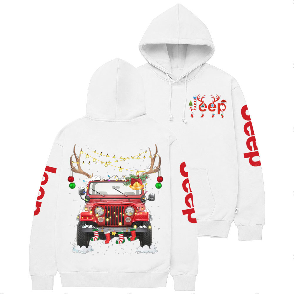 Elk Jp Christmas Vibes Jp Casual Hoodie