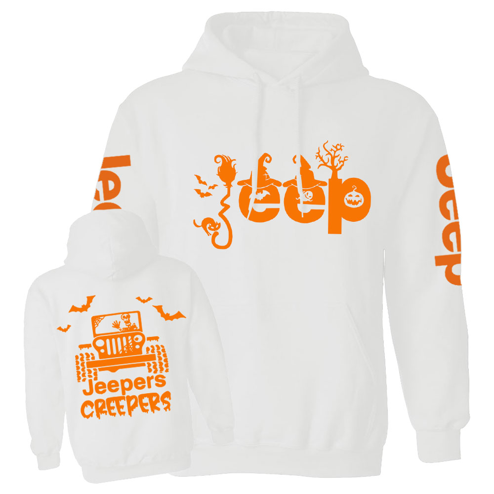 Halloween Cute Popular Trending Jpers Creepers Double Printed Casual Hoodie