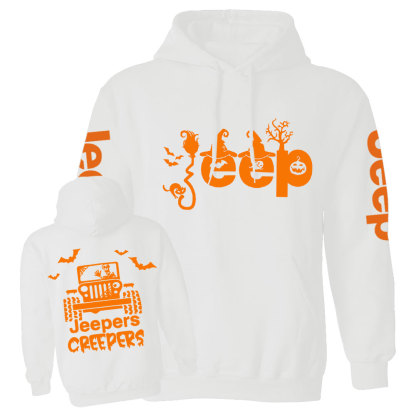 Halloween Cute Popular Trending Jpers Creepers Double Printed Casual Hoodie