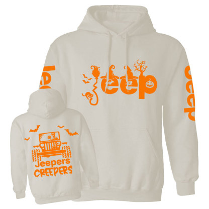 Halloween Cute Popular Trending Jpers Creepers Double Printed Casual Hoodie
