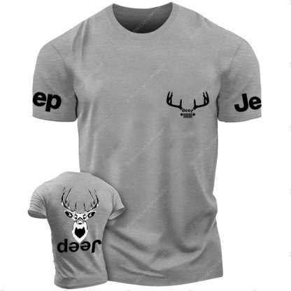 Deer Hunting Jp Double Printed T-Shirt