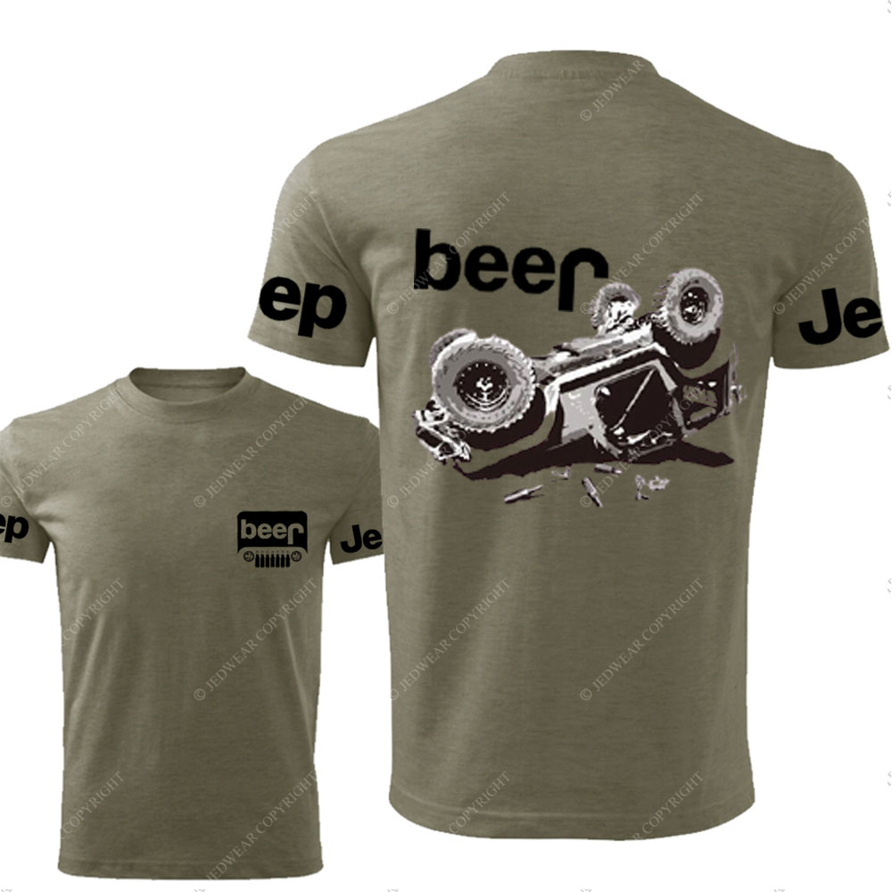 Funny Beer Overturn Jp Offroad Jp Grille Men T-Shirt