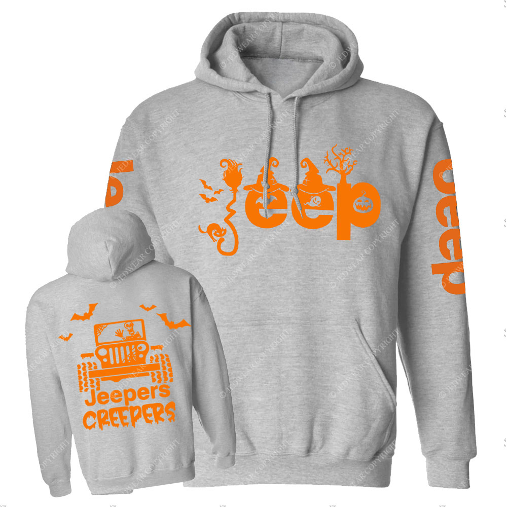 Halloween Cute Popular Trending Jpers Creepers Double Printed Casual Hoodie