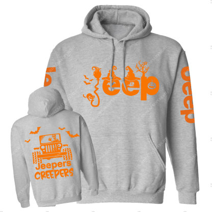 Halloween Cute Popular Trending Jpers Creepers Double Printed Casual Hoodie