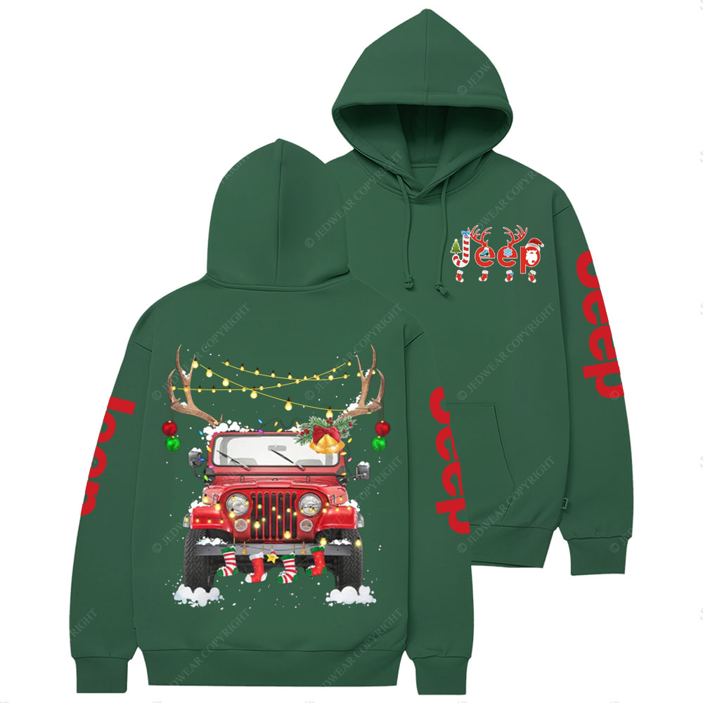 Elk Jp Christmas Vibes Jp Casual Hoodie