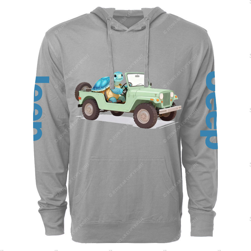 Sea Turtle Drive Jp Oversized Lightweight Hoodie