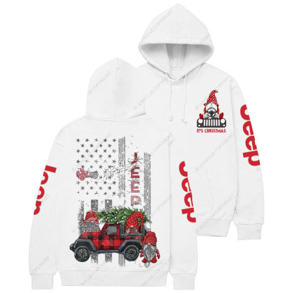 Gnome Jp Flag It is Christmas Casual Hoodie