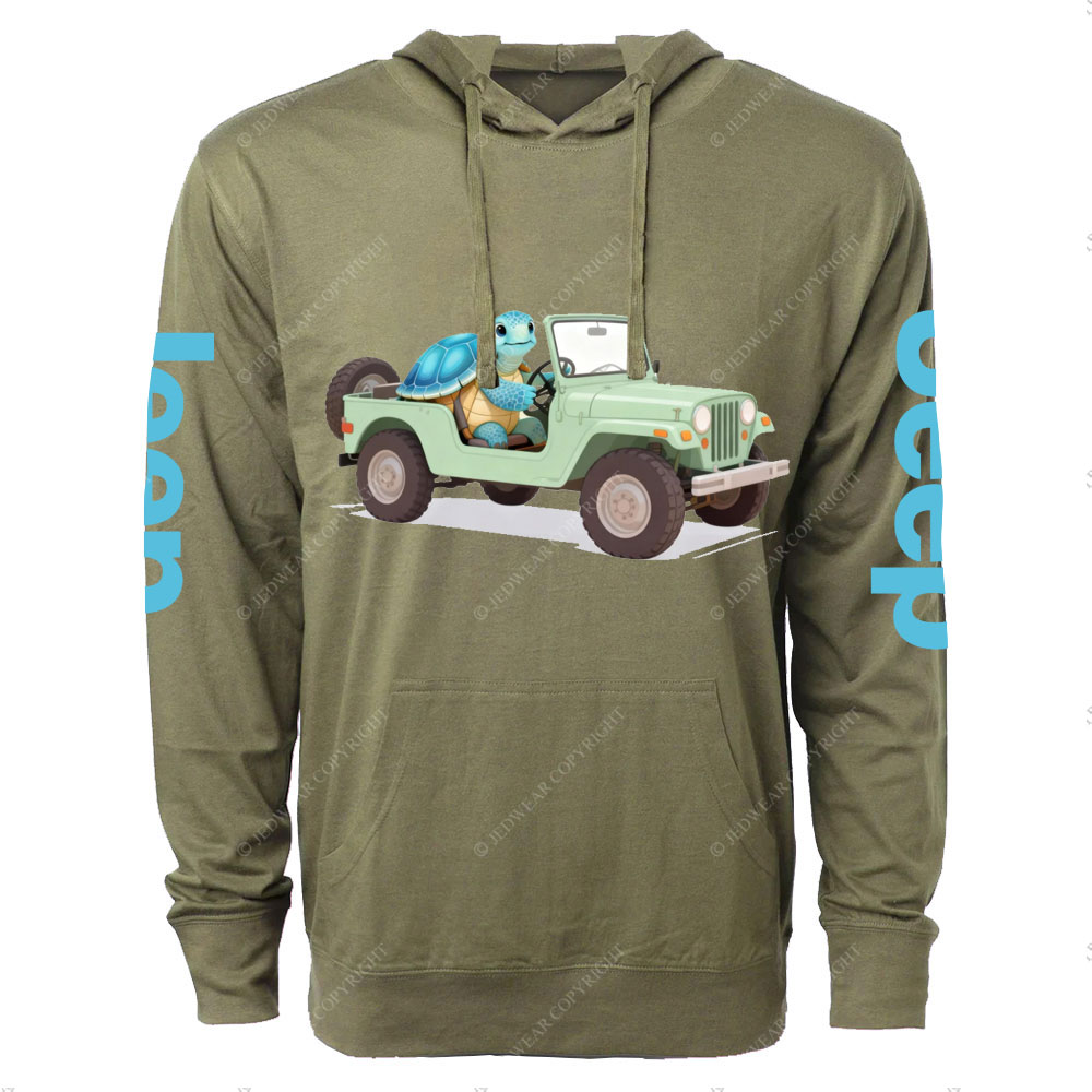 Sea Turtle Drive Jp Oversized Lightweight Hoodie