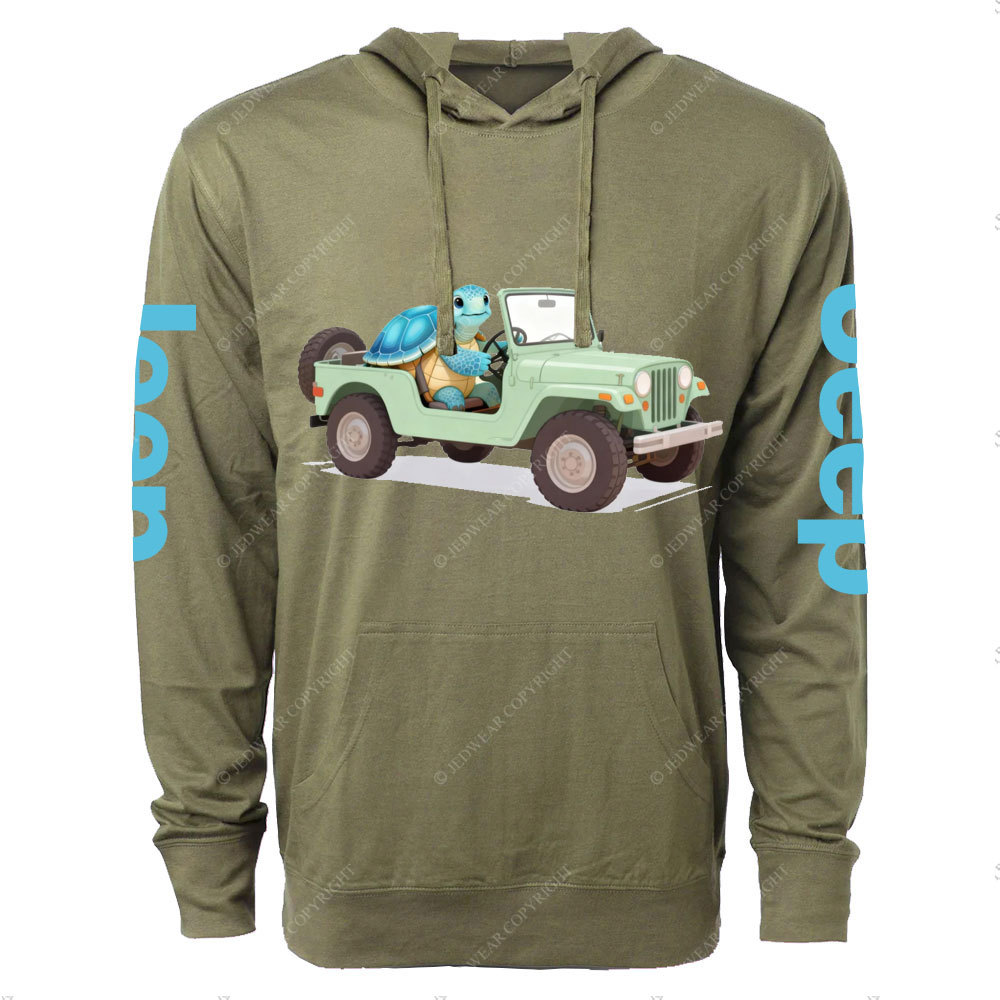 Sea Turtle Drive Jp Oversized Lightweight Hoodie