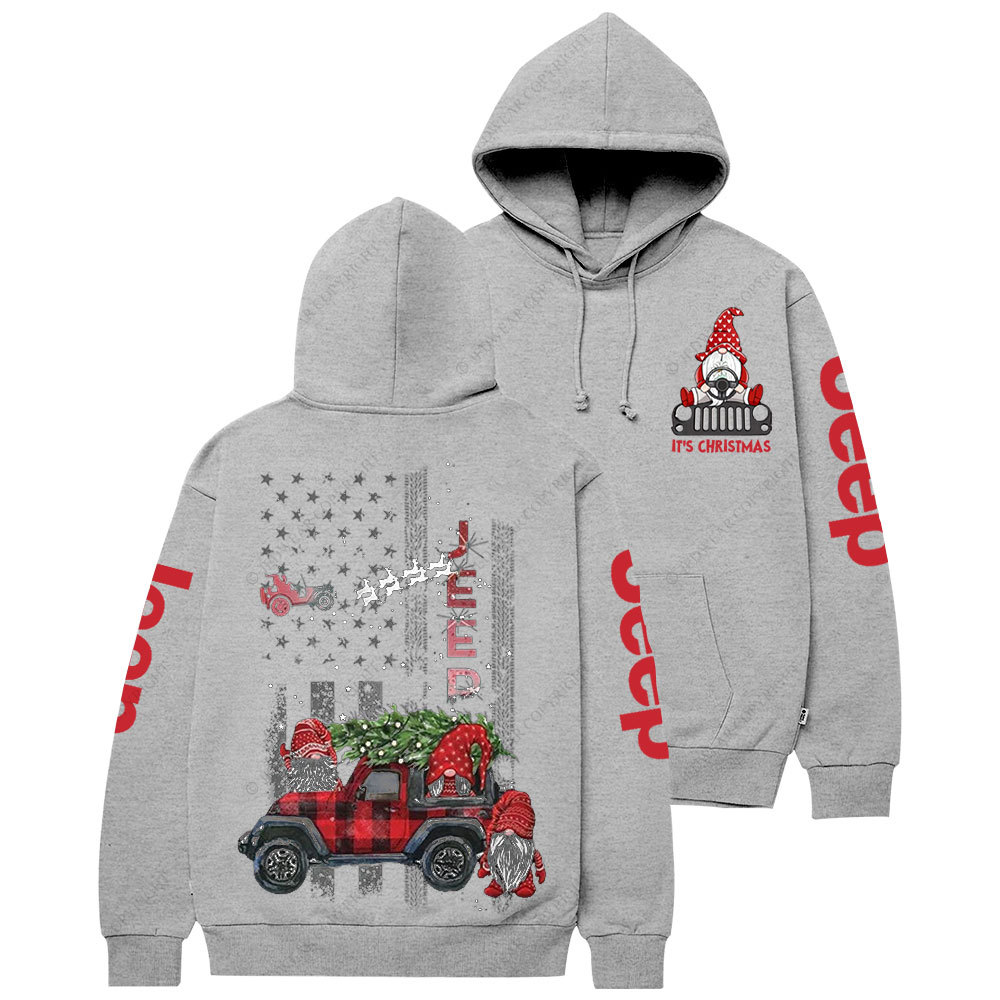 Gnome Jp Flag It is Christmas Casual Hoodie