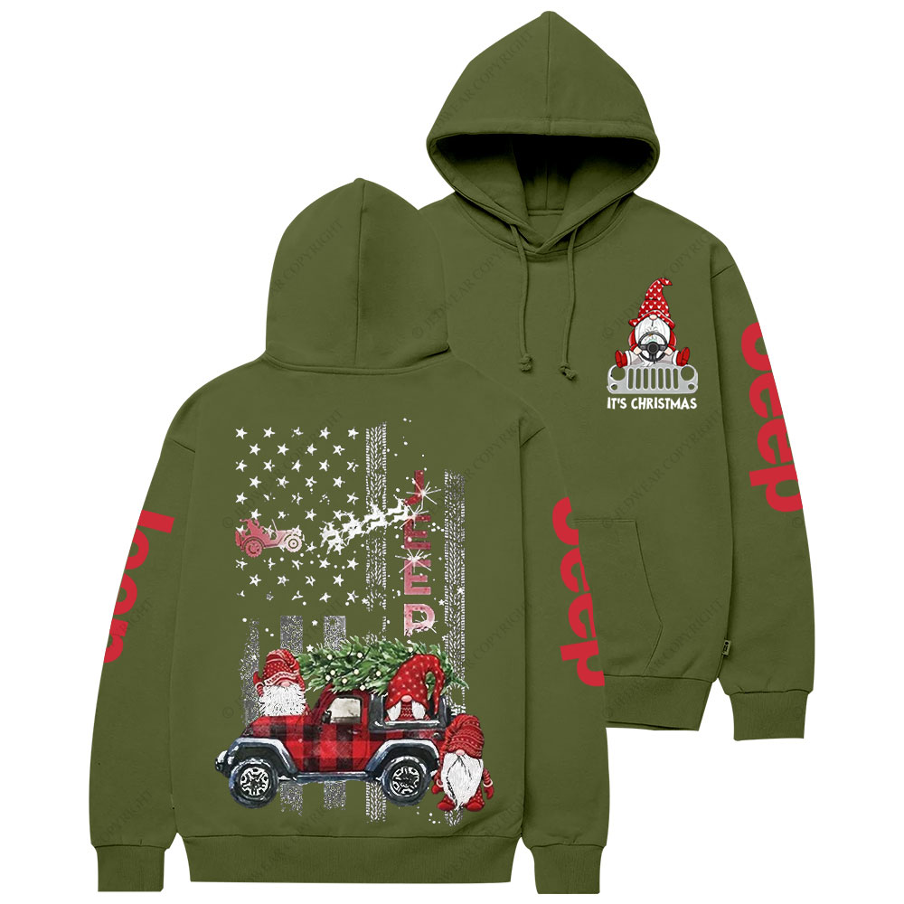 Gnome Jp Flag It is Christmas Casual Hoodie