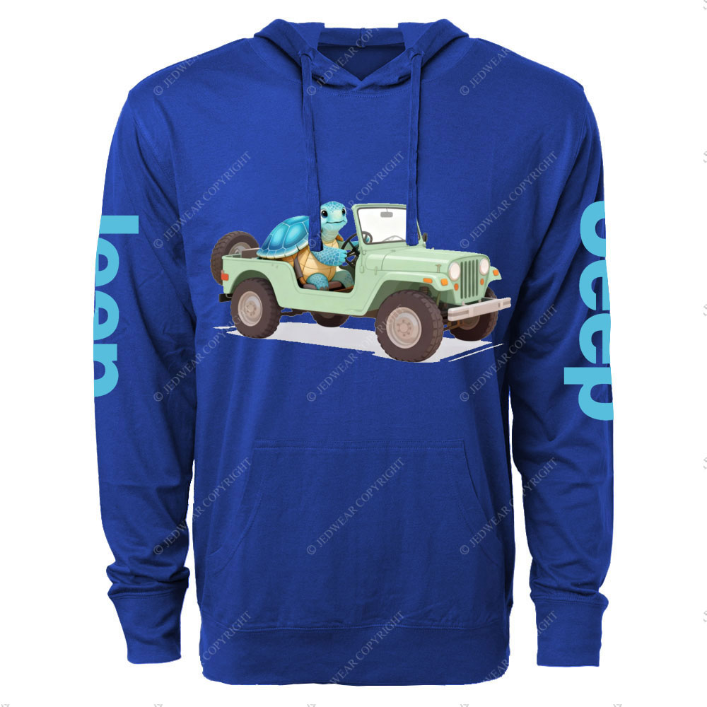 Sea Turtle Drive Jp Oversized Lightweight Hoodie