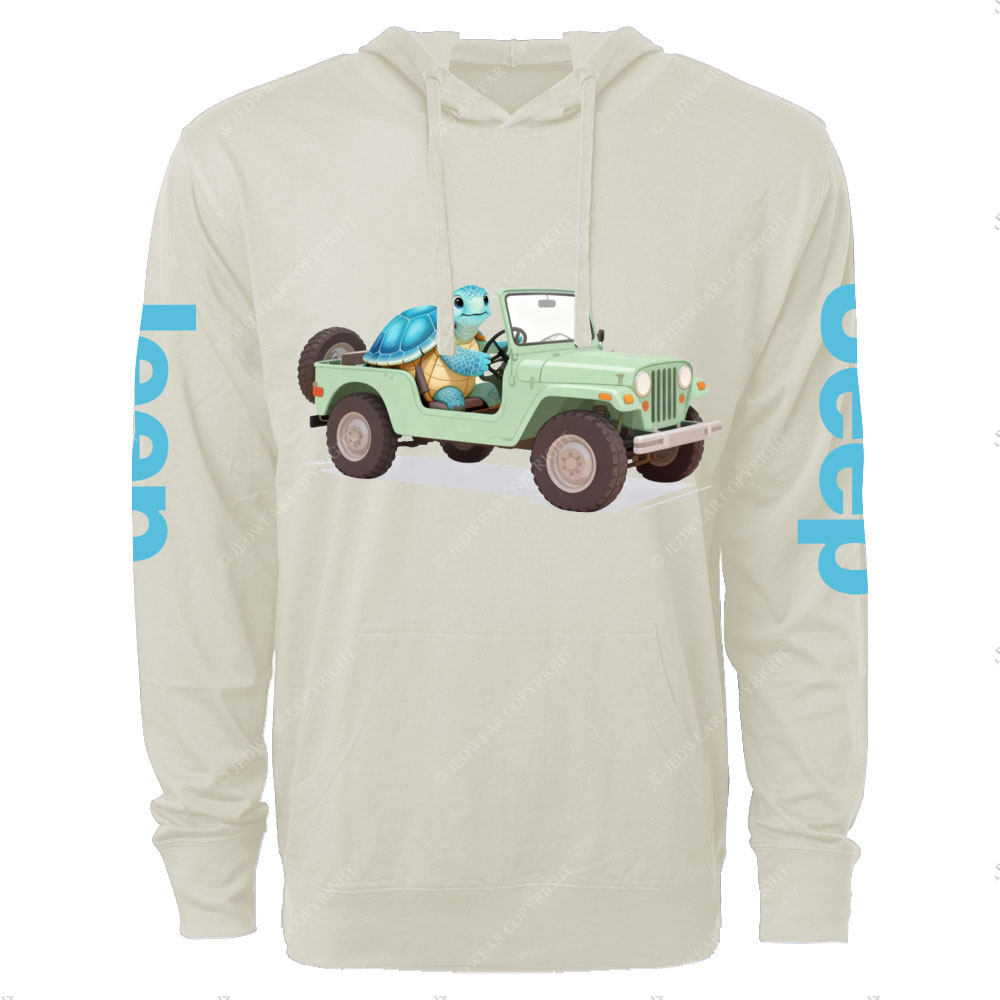 Sea Turtle Drive Jp Oversized Lightweight Hoodie