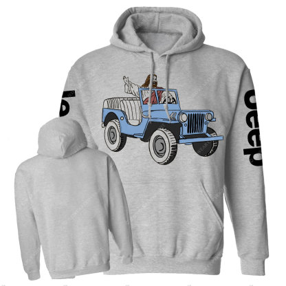 Off-Road Jesus Jp Casual Hoodie
