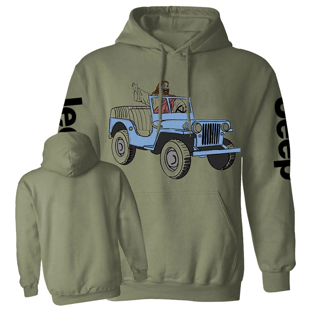 Off-Road Jesus Jp Casual Hoodie