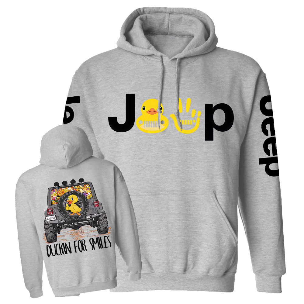 Duckin for Smiles Jp Casual Hoodie