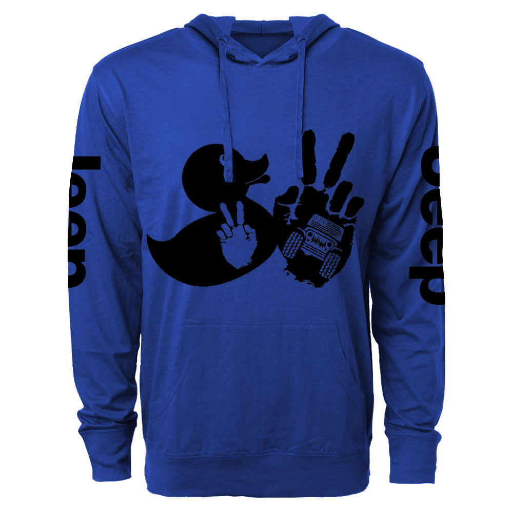 Duck Wave American Offroad Classic Oversized Lightweight Hoodie