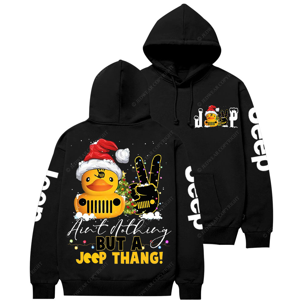 Jp Thang Duck Xmas Jp Wave Casual Hoodie
