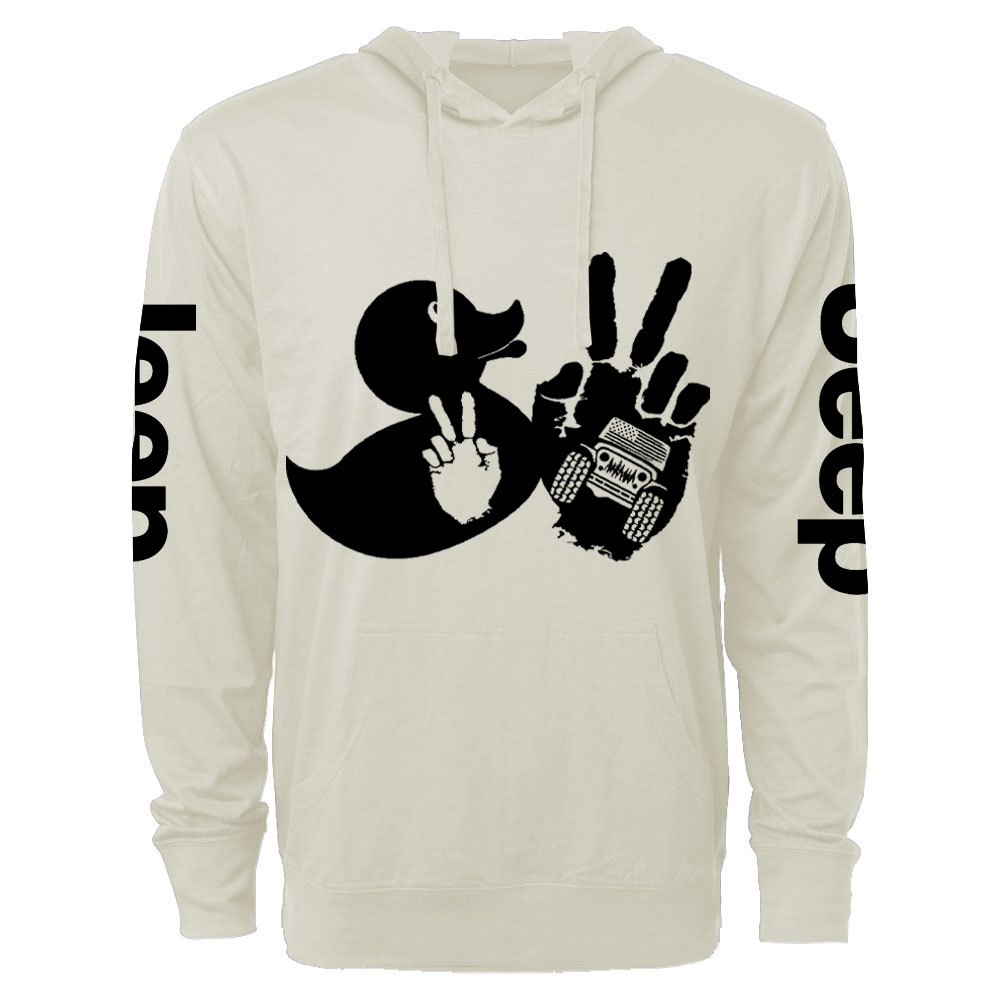 Duck Wave American Offroad Classic Oversized Lightweight Hoodie