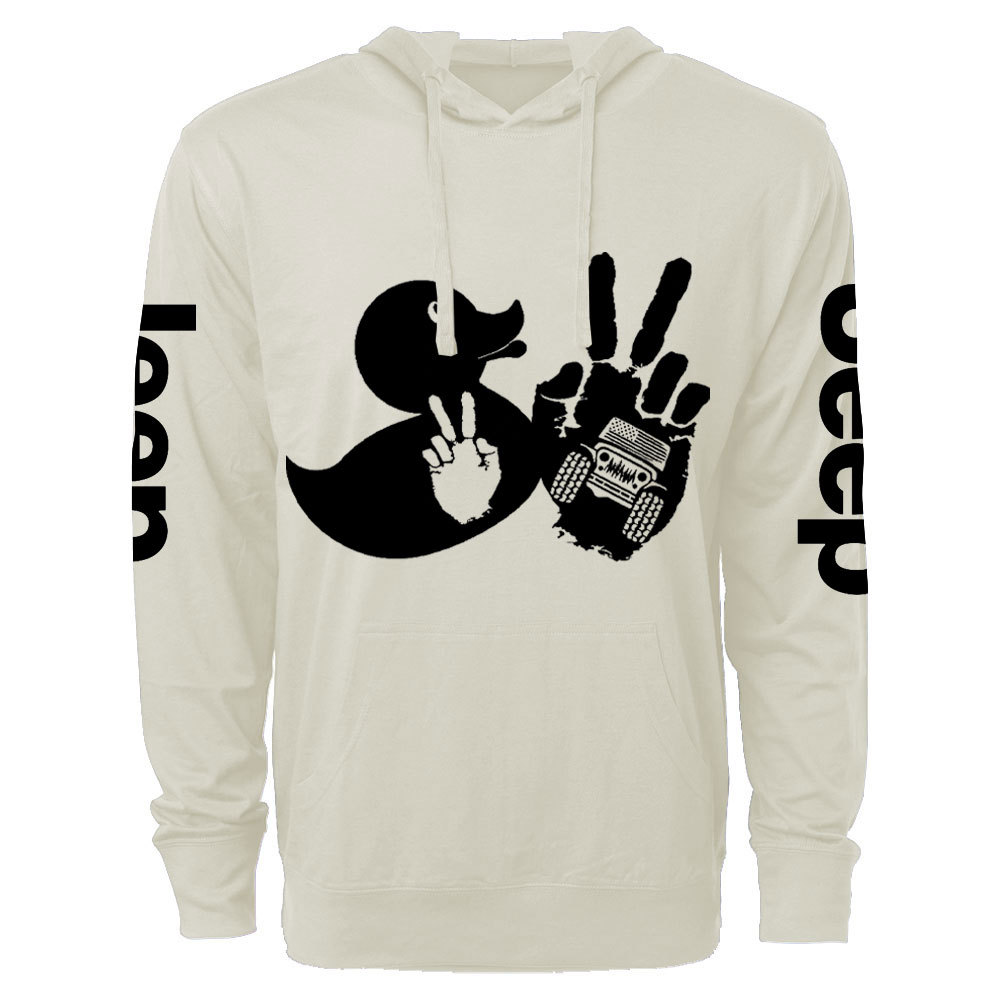 Duck Wave American Offroad Classic Oversized Lightweight Hoodie