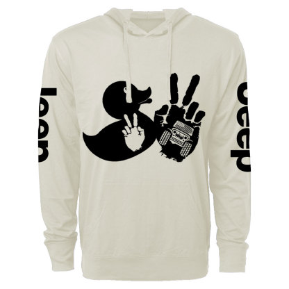 Duck Wave American Offroad Classic Oversized Lightweight Hoodie