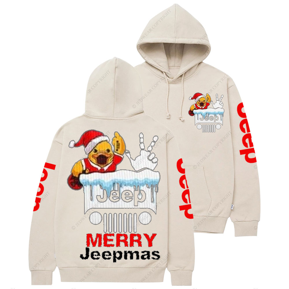 Duck Duck Jp Chistmas Snow Casual Hoodie
