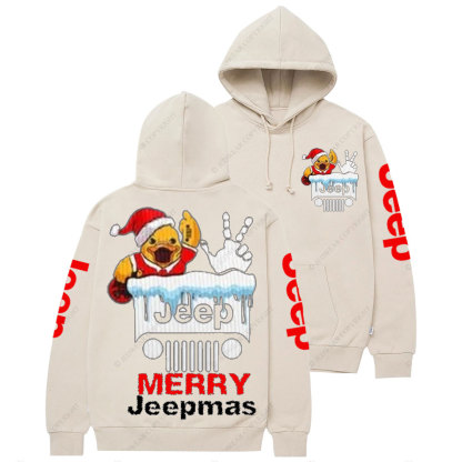 Duck Duck Jp Chistmas Snow Casual Hoodie