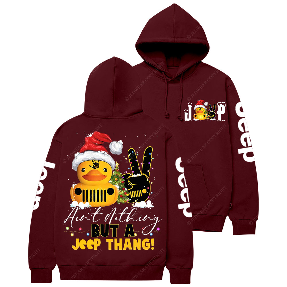 Jp Thang Duck Xmas Jp Wave Casual Hoodie