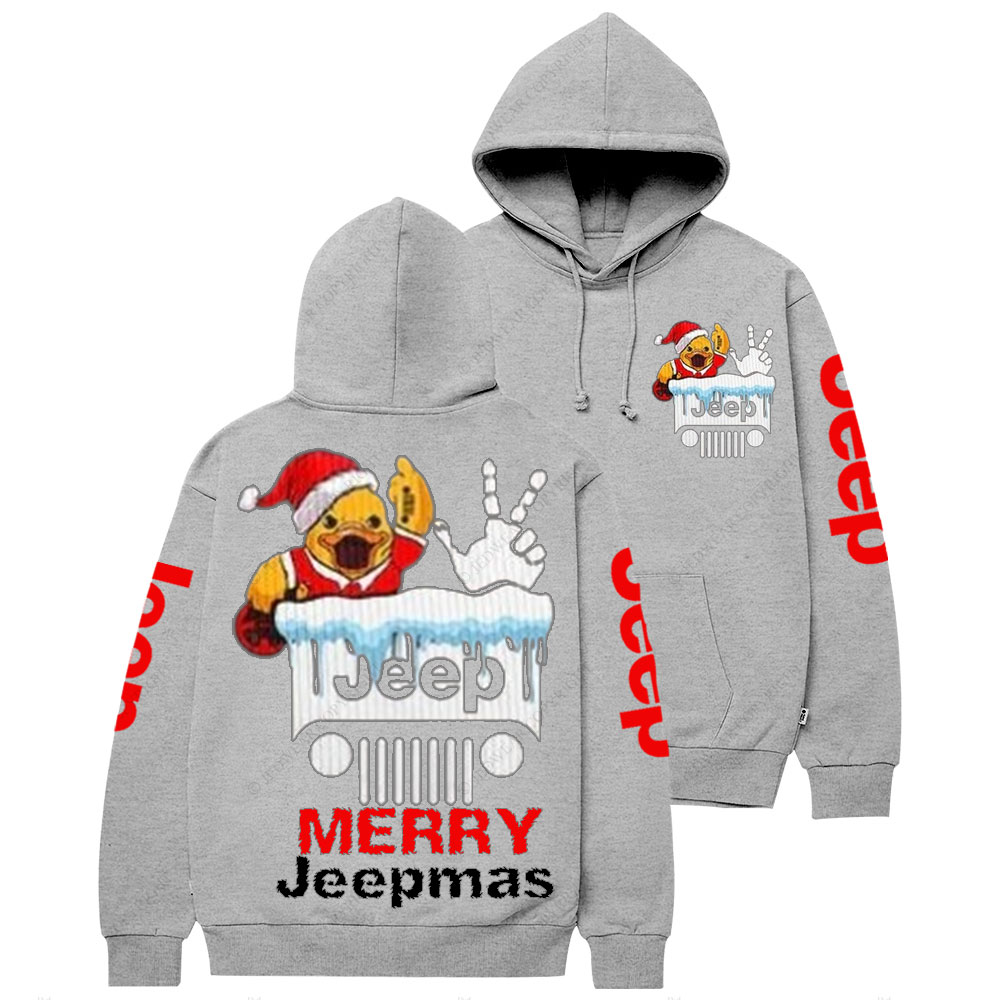 Duck Duck Jp Chistmas Snow Casual Hoodie