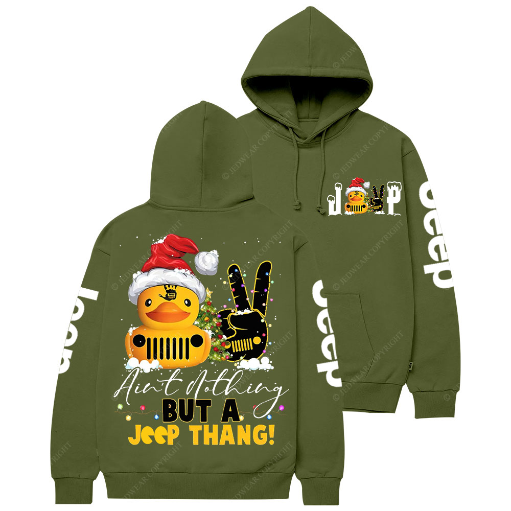 Jp Thang Duck Xmas Jp Wave Casual Hoodie