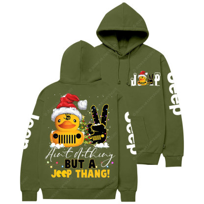 Jp Thang Duck Xmas Jp Wave Casual Hoodie