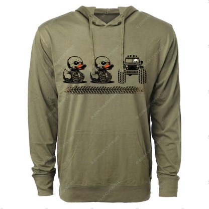 Halloween Trail Riding Adventure Duck Duck Jp Oversized Lightweight Hoodie