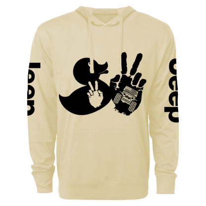 Duck Wave American Offroad Classic Oversized Lightweight Hoodie