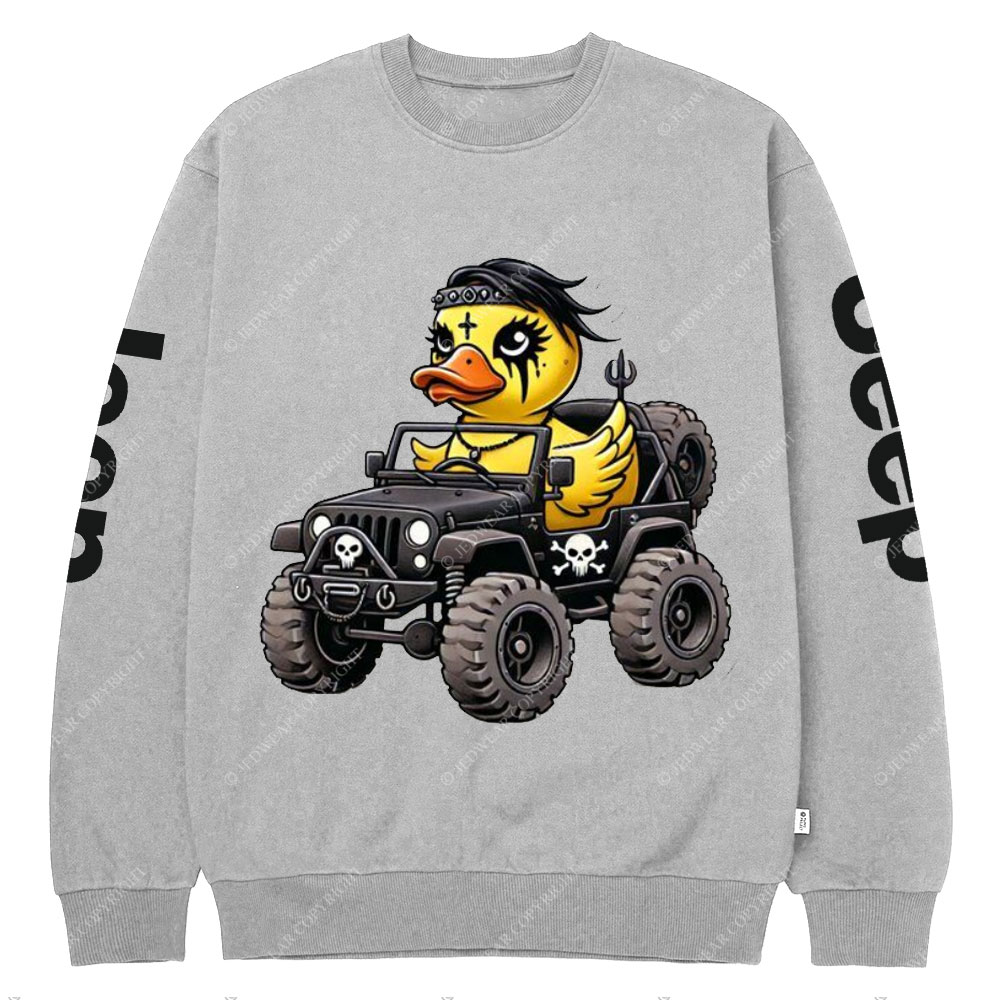Punk Rock Duck Drive Jp Crew Neck Sweatshirt