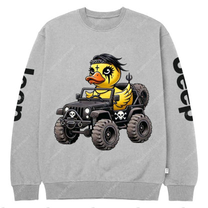 Punk Rock Duck Drive Jp Crew Neck Sweatshirt