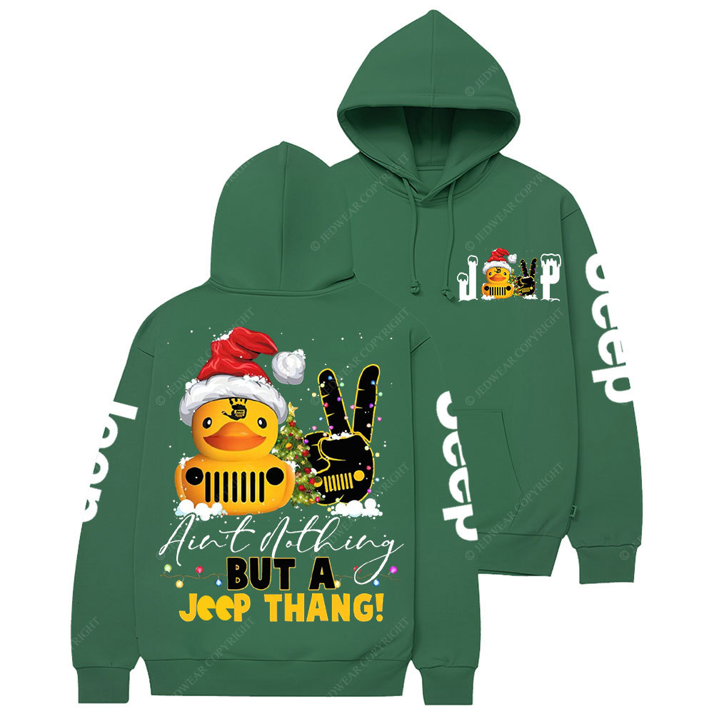 Jp Thang Duck Xmas Jp Wave Casual Hoodie