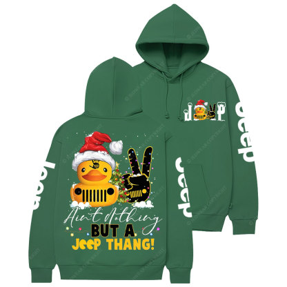 Jp Thang Duck Xmas Jp Wave Casual Hoodie