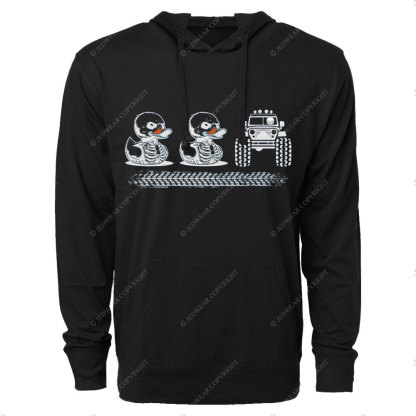 Halloween Trail Riding Adventure Duck Duck Jp Oversized Lightweight Hoodie
