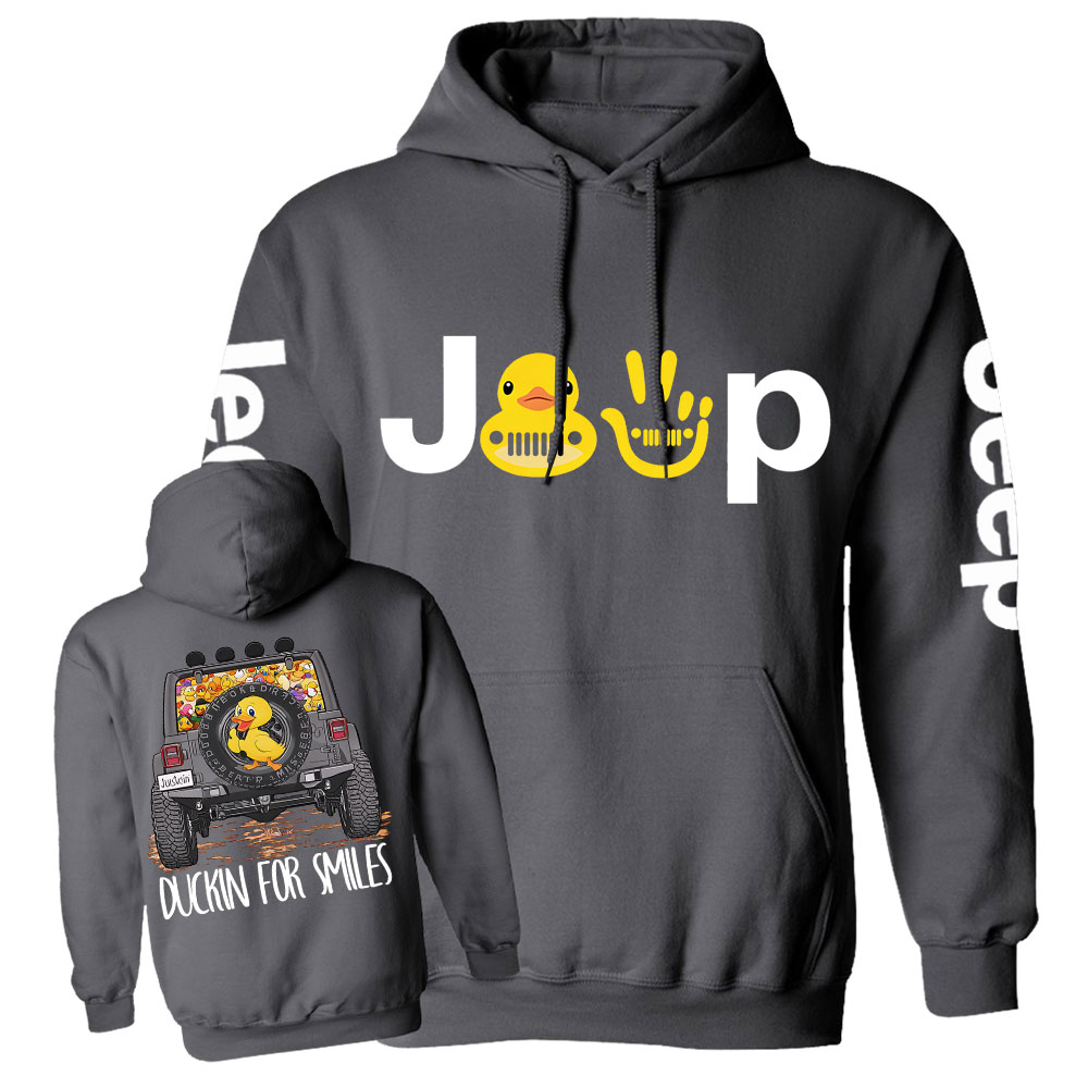 Duckin for Smiles Jp Casual Hoodie