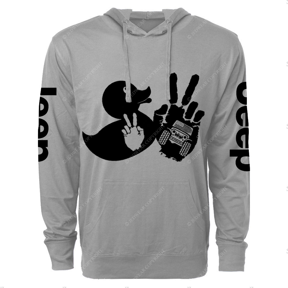 Duck Wave American Offroad Classic Oversized Lightweight Hoodie