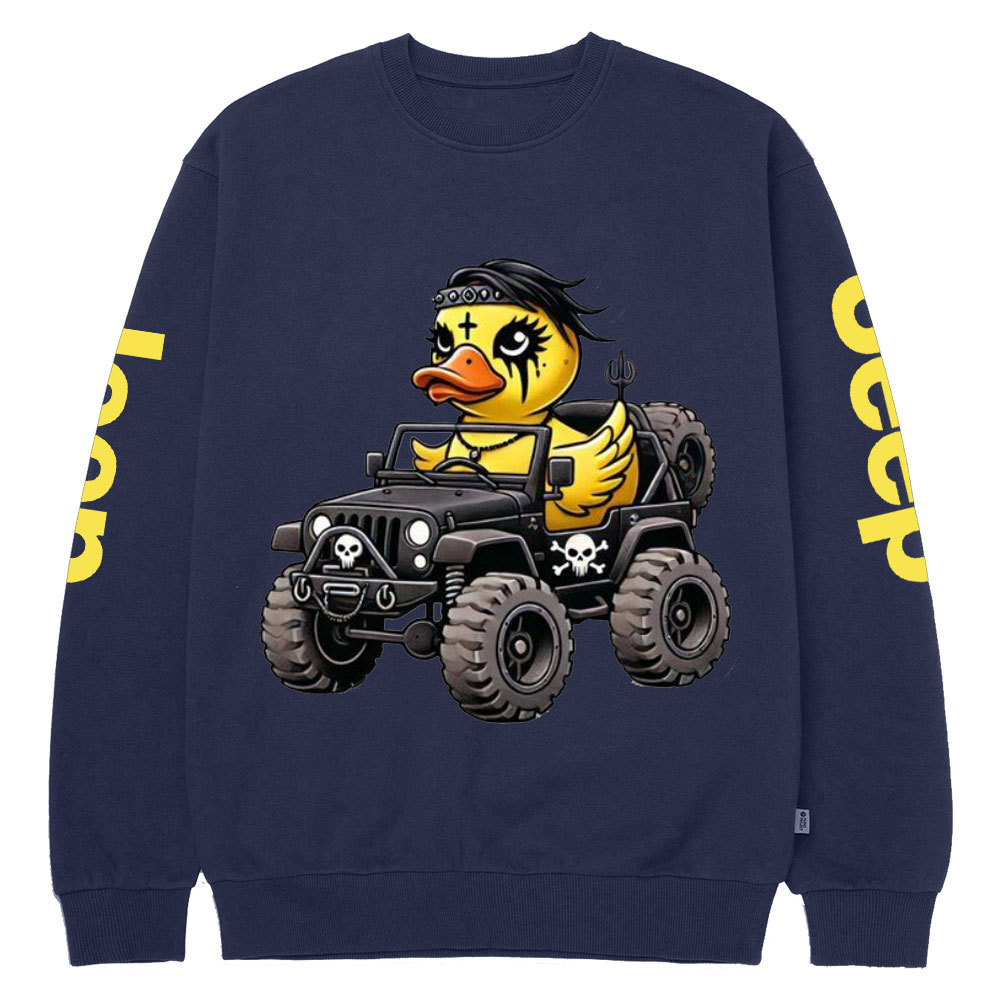 Punk Rock Duck Drive Jp Crew Neck Sweatshirt