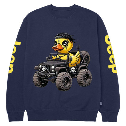 Punk Rock Duck Drive Jp Crew Neck Sweatshirt