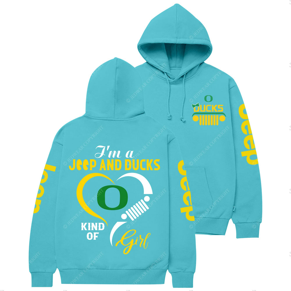 Oregon Ducks Football Team Heart Jp Girl Casual Hoodie