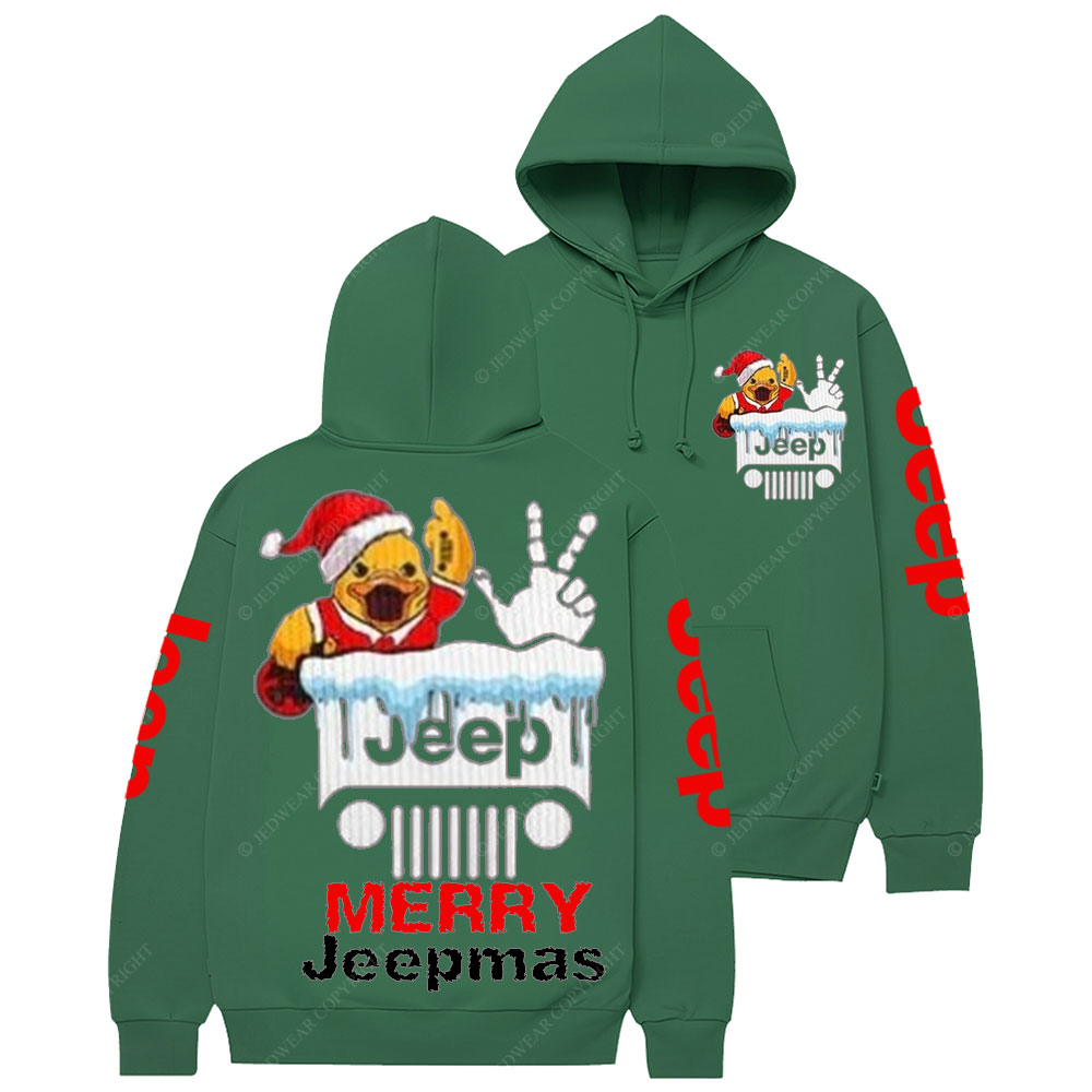 Duck Duck Jp Chistmas Snow Casual Hoodie